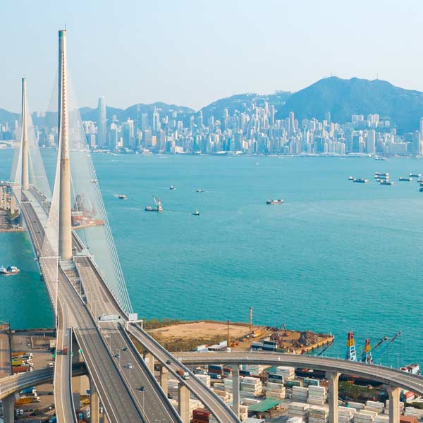 Hong Kong bridge